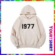 #H24 Flocking 1977 Crop Top Hoodie Vintage Hoodie Oversized Hoodie Plus Size Hoodie Couple Hoodie