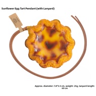 DIANSHIFANG | Sunflower Egg Tart Simulation Keychain