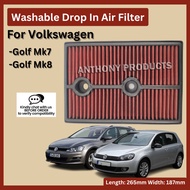 Volkswagen Golf Mk7 Mk8  Washable Drop In Filter (04E129620A / 04Q129620)