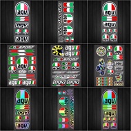 AGV Moto GP Motorcycle Helmet Sticker Helmet Reflective Stickers For AGV Helmet decals