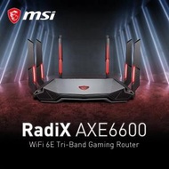 RadiX AXE6600 WiFi6E AX三頻無線2.5GbE電競路由器 連6支RGB天線 (2.4/5/6GHz) [臺灣製]