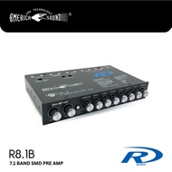 America Sound Reference Series 7.1 Band SMD Pre-Amp R8.1B - Black Amplifier