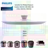 Philips electric pressure cooker 5L 6L glass lid