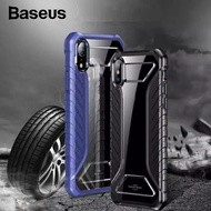 BASEUS iPhone XS / X / XR Race Series Casing Armor Anti-slip Shockproof TPU Hybrid Cover compatible with iPhone XS XR