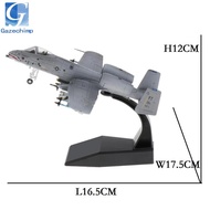 [Gazechimp] 1:100 Scale A-10 Fighter Model - Diecast Aircraft Plane - Mini Home Office Decorative