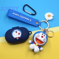 Sony WF-C700N Case Bluetooth C700N Headset Protective Cover Silicone Shell Cute Cartoon Blue Cat Pendant
