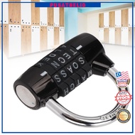 Lockers Padlock  5‑Letter Combination Lock Antitheft Security for Gym Tool Box