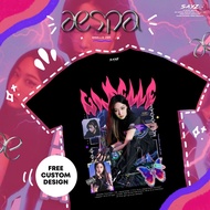 Ready] Aespa Savage Series T-Shirt | Winter | Karina | Giselle | Ning - Ning | Savage Album | My | K