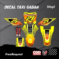 Grain Ojek Decal Spider Yz Decal New Grain Ojek Decal Vinyl Material Hologram Material Free Custom