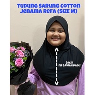 💞TUDUNG SARUNG REFA - COTTON KOREA SIZE M💞