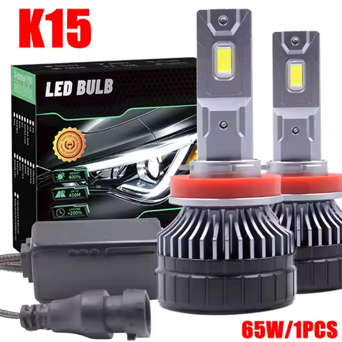 K15 130W Canbus 6000K H7 Led Headlight Bulb H4 H7 H11 9005 9006 Car Headlight Fog Light Led Light K1