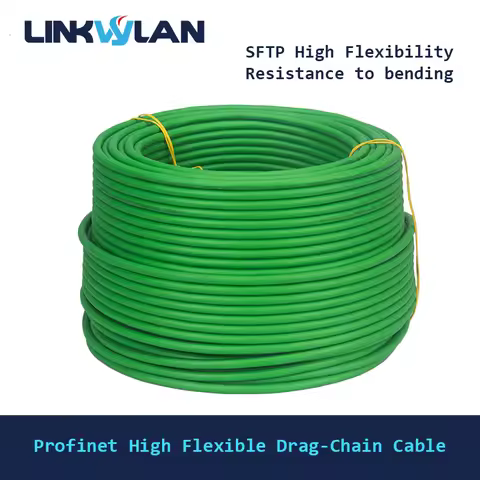 Profinet Bus Cable Shielded SFTP Multi-strand Industrial Ethernet Twisted Pair High Flexibility Drag