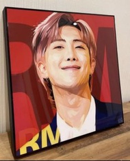 RM 金南俊|BTS 防彈少年團 - Keetatat Sitthiket Famous Popart - 泰國 - 普普風藝術 - 正版掛畫 - 現貨📦 生日禮物🎁 Perfect Gift 送禮之