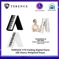 TERENCE V70 Folding Digital Piano 88 Heavy Weighted Keys Terence Digital Piano