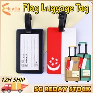 【SG】PVC Luggage Tag National Flag Baggage Tag