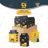 【1 Carton】🐱EZPET 💯 Mixed Tofu Cat Litter Pasir Kucing Tofu Cat Litter Toilet Kucing Toufu Cat Sand T