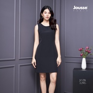 Jousse Business Dress ชุดเดรสเบสิคผ้าโพลี แขนกุด คอกลม ชุดเดรส เดรสแฟชั่นสวยๆ ชุดเดรสผู้หญิง (JV1ZBL
