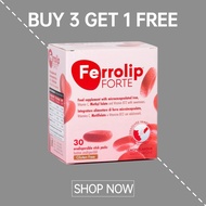 Ferrolip Forte Food Supplement - With Microencapsulated Iron, Vitamin C, Methyl Folate & Vitamin B12