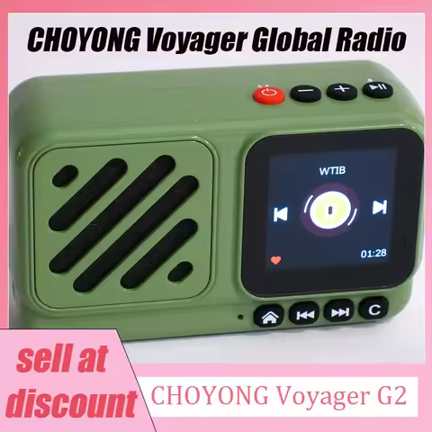 CHOYONG Voyager G2: Global Smart Internet Radio — Voice Search, BBC/VOA/KBS/WTIB & Worldwide Station