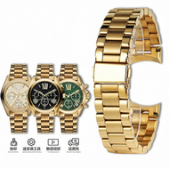 สายนาฬิกาผู้หญิง Michael Kors MK Steel Band สายนาฬิกาสามตาโค้งดีไซน์หรูหรา MK5798 MK6959 MK7257 สายโ