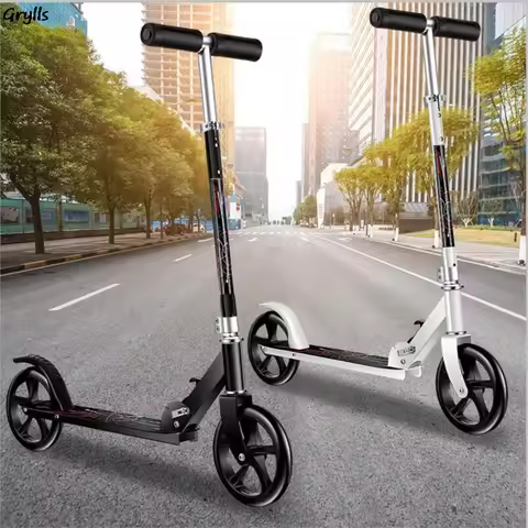 Grylls Children Teen Adult Portable Scooter Two-wheeled Two-wheeled Foldable Urban Mobility Scooter 