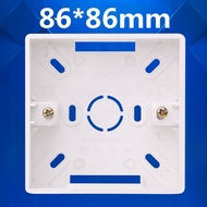 4pcs External Mounting Box 86mm*86mm*35mm for 86mm*86mm Standard Switches and Sockets Apply For Any 