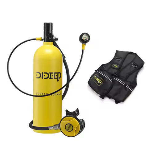 DIDEEP X5000Pro 2L Scuba Diving Tank Diving Equipment Underwater Breathing Cylinders Support 30-45 M