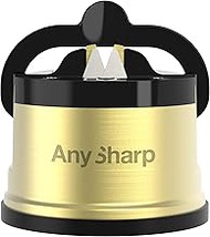 AnySharp Pro Chef Metal Knife Sharpener, Brass