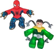 Heroes of GOO JIT Zu Action Figure - Marvel Heroes Pack DE 2 Spiderman VS DR Octopus Multicoloured C
