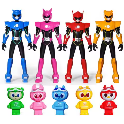 MiniForce Agent Mini Force Transformation Action Figures Deformation Robots Soldiers for Kids Toys G