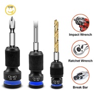 ScoutJie Impact Hex Converter For Screwdriver Bit 1/2 3/8 1/4-Inch Square Drive To 1/4-Inch Qui Rele