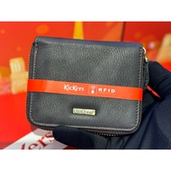 Kickers Genuine Leather RFID Zip Wallet(53309)