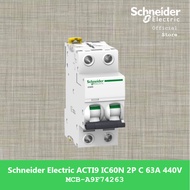 Schneider Electric ACTI9 IC60N 2P C 63A 440V MCB-A9F74263