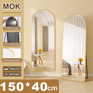 Ready stockMOK Body Mirror 180*80CM Mirror With Stand Floor-To-Ceiling Wall Mounting Mirror Full Bod