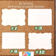 500pcs 4r photo standee for photobooth paper frame frames 300gsm