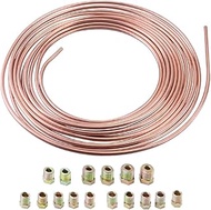 Flexible Copper-Nickel Brake Line Tubing Coil Easy to Bend 25 Feet Roll 3/16Inch