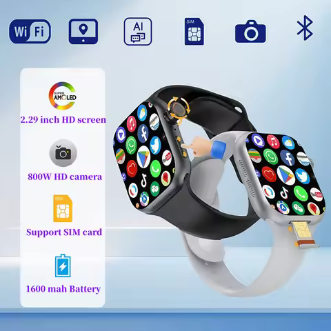 New Smartwatch CD20 features a 180° rotating camera with a 2.29-inch AMOLED screen 490x580 supportin