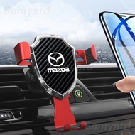 Universal Car Phone Holder Air Vent Phone Mount Clip For Mazda 2 3 5 6 CX-3 CX-4 CX-5 CX5 CX-7 CX-9 Atenza Axela Car Accessories