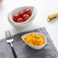 Pure White Ceramic Sauce Dish Hotel Tableware Pudding Bowl Baking Bowl Dessert Caviar Dish Small Sau