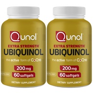 Ubiquinol CoQ10 200mg Softgels, Ubiquinol 200mg - Active Form of Coenzyme Q10, Antioxidant for Heart