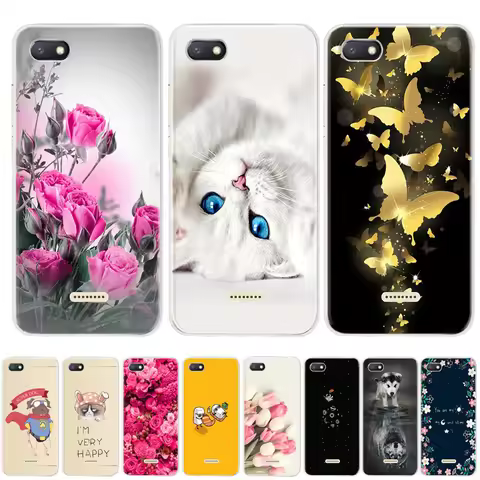 For Cover xiaomi redmi 6a Case redmi 6a Phone Cases silicon Soft tpu Back Cover for Xiaomi Redmi 6A