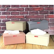 322 - TV TISSUE BOX ORGANIZER TV SHAPE + PHONE HOLDER STAND