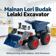 Mainan Lori Budak Lelaki Excavator Dumper Truck Car Toys Lori Jengkaut Bulldozer Truck
