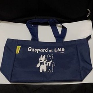 麗莎和卡斯柏 Gaspard et Lisa手提袋 便當袋 深藍色@qp58