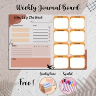 Weekly Planner Board | Weekly Jornal Board