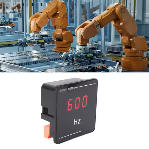 10-99.9Hz Digital Frequency Meter Digital Frequency Meter 10-99.9Hz AC50-500V 0.56in LED Display Hz
