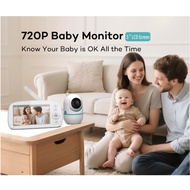 5-inch Motherboard Monitor: 5-inch 720P，720P Baby Monitor b"ucosareenKnow Your Baby is OK All the Ti