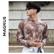 MEN'S LONG SLEEVE TIDE DYE Mesh TIDE - MAGNUS MENSWEAR