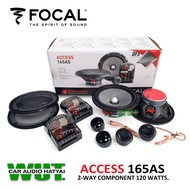 FOCAL ลำโพงเสียงกลางแหลม 6.5นิ้ว (แยกชิ้น) 2-way 2ทาง กำลังขับ 120วัตต์ Focal รุ่น Access 165AS = 1ค