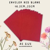 A5 Red Envelope | Size 16.2cm X 22.8 cm| 110gsm | Ready stock| 20 50100pcs|